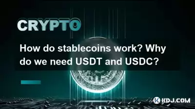 How do stablecoins work? Why do we need USDT and USDC?
