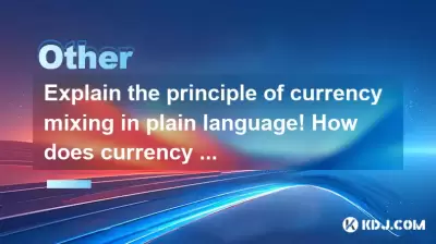 通貨の混合の原則を平易な言葉で説明してください！通貨の混合はプライバシーをどのように保護しますか？