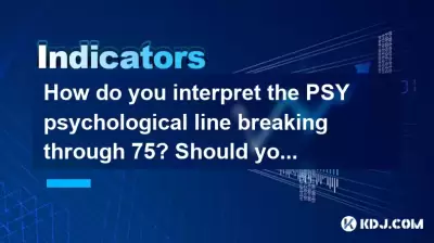 您如何解釋PSY心理線突破75？當市場情緒過熱時，您是否應該減少自己的位置？