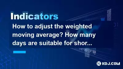 Comment ajuster la moyenne mobile pondérée? Combien de jours convient-il au trading à court terme?