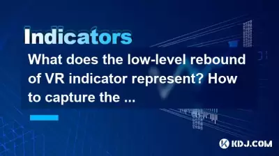 VR 표시기의 낮은 수준 리바운드는 무엇을 나타내나요? 볼륨 가격 공명의 신호를 캡처하는 방법은 무엇입니까?