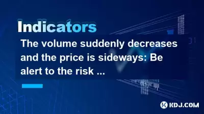 ボリュームは突然減少し、価格は横向きになります。マイナスの減少のリスクに注意してください。
