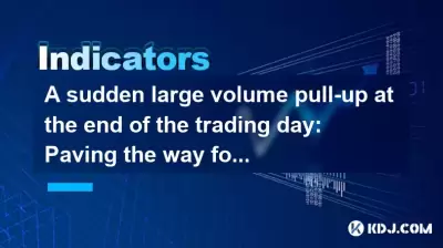 Ein plötzliches Lautstärke am Ende des Handelstages: den Weg für eine hohe Öffnung am nächsten Tag ebnen?
