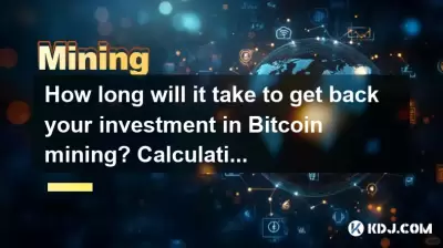 恢復您在Bitcoin採礦的投資需要多長時間?收入計算和市場波動的影響 恢復您在Bitcoin採礦的投資需要多長時間?收入計算和市場波動的影響