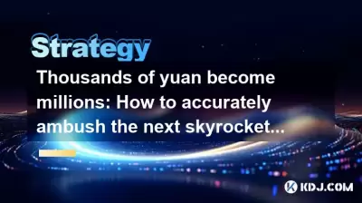 成千上萬的人成為數百萬：如何準確伏擊下一個飛漲的貨幣