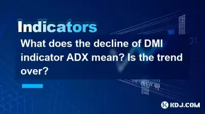 DMI 지표 ADX의 감소는 무엇을 의미합니까? 트렌드가 끝났습니까?