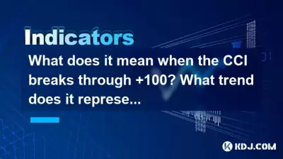 CCI突破+100是什么意思？当跌至-100以下时，它代表什么趋势？