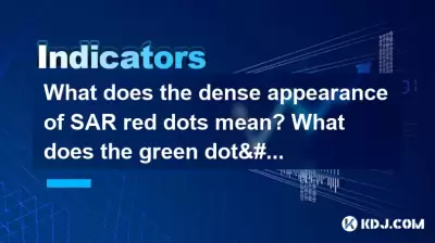 SAR红点的密集外观意味着什么？绿点的加速向下移动信号是什么？