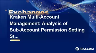 Kraken Multi-Account Management: Analysis of Sub-Account Permission Setting Steps