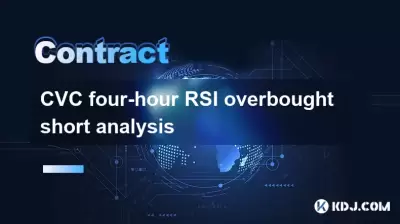 CVC 4時間のRSI過剰な短い分析
