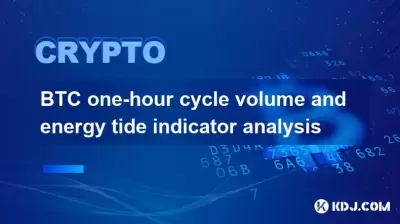 BTC Volume du cycle d'une heure et analyse des indicateurs de marée énergétique