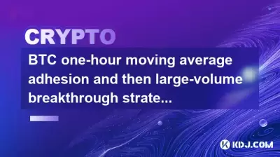 BTC Adhésion moyenne mobile d'une heure puis stratégie de percée à grand volume