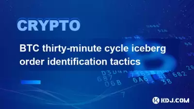 Tactiques d'identification d'identification de l'iceberg de trente minutes BTC