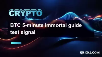 BTC Signal de test du guide immortel de 5 minutes