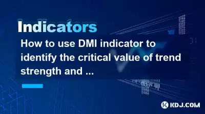 如何使用DMI指标来确定趋势强度和潜在转折点的关键价值？