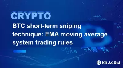 BTC Technique de tir à court terme: Règles de trading du système moyen EMA mobile EMA