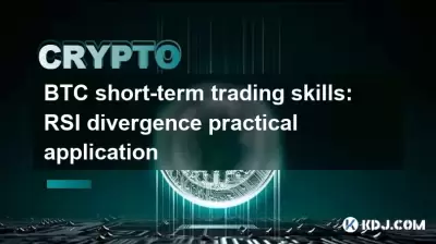 BTC kurzfristige Handelsfähigkeiten: RSI-Divergenz Praktische Anwendung