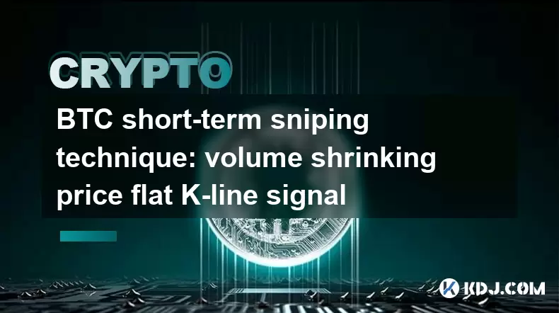 BTC短期狙擊技術:音量收縮價格平坦K-Line信號 BTC短期狙擊技術:音量收縮價格平坦K-Line信號
