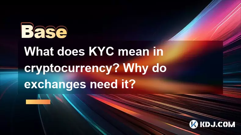 What does KYC mean in cryptocurrency? Why do exchanges need it? What does KYC mean in cryptocurrency? Why do exchanges need it?