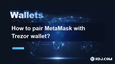 메타 마스크를 트레 조 지갑과 페어링하는 방법?