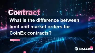 Was ist der Unterschied zwischen Grenz- und Marktordnungen für Coinex -Verträge?