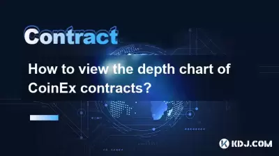 Wie kann man das Tiefendiagramm von Coinex -Verträgen betrachten?