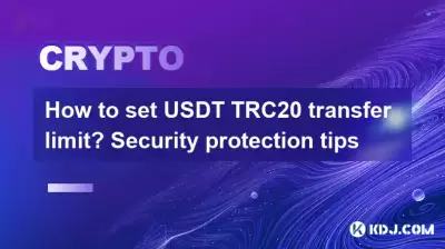 How to set USDT TRC20 transfer limit? Security protection tips