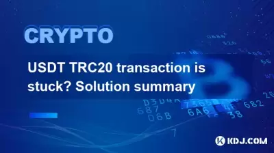 USDT TRC20 트랜잭션이 고정 되었습니까? 솔루션 요약