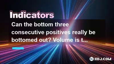 底部的三個連續陽性真的可以觸底嗎?音量是關鍵指示器 底部的三個連續陽性真的可以觸底嗎?音量是關鍵指示器