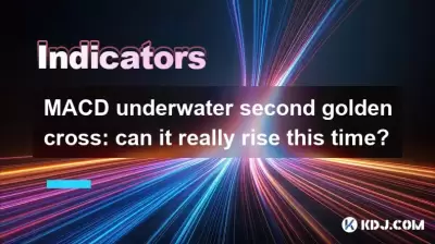 MACD underwater second golden cross: can it really rise this time? MACD underwater second golden cross: can it really rise this time?