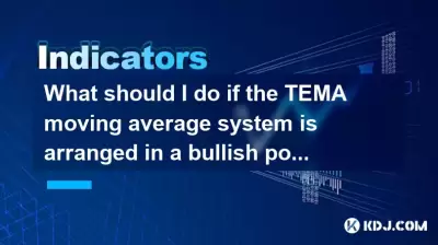 Que dois-je faire si le système de moyenne mobile TEMA est organisé en position haussière mais que le MACD diverge?