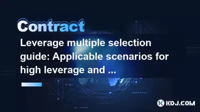 レバレッジ複数の選択ガイド：高レバレッジと低レバレッジのための適用シナリオ