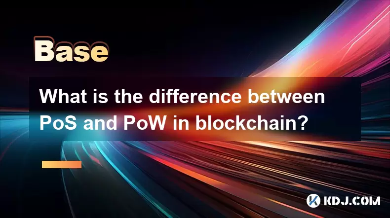 Was ist der Unterschied zwischen POS und POW in Blockchain? Was ist der Unterschied zwischen POS und POW in Blockchain?