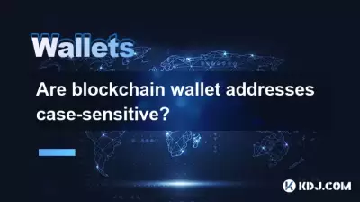 區塊鏈錢包是否對病例敏感? 區塊鏈錢包是否對病例敏感?