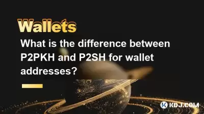 對於錢包地址，P2PKH和P2SH有什麼區別？