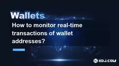 ウォレットアドレスのリアルタイムトランザクションを監視する方法は？