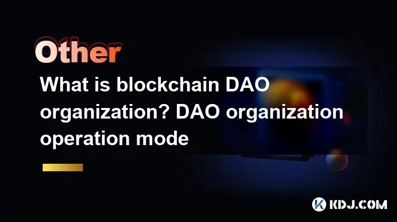 Was ist die Blockchain -DAO -Organisation? DAO -Organisationsbetriebsmodus Was ist die Blockchain -DAO -Organisation? DAO -Organisationsbetriebsmodus