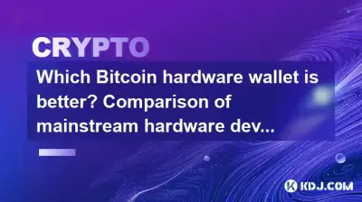 Welches Hardware -Brieftasche Bitcoin ist besser? Vergleich von Mainstream -Hardware -Geräten