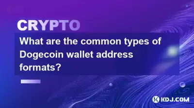 Was sind die gängigen Arten von Doge -Münzbrieftaschen -Adressformaten? Was sind die gängigen Arten von Doge -Münzbrieftaschen -Adressformaten?