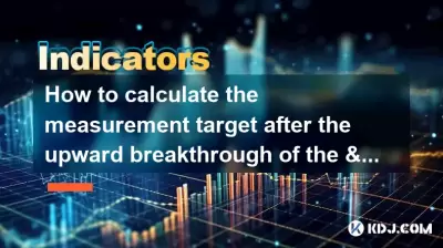 Comment calculer la cible de mesure après la percée ascendante du "coin descendant"?