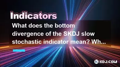 Was bedeutet die untere Divergenz des SKDJ langsamen stochastischen Indikators? Wie hoch ist die Wahrscheinlichkeit eines Abpralls?