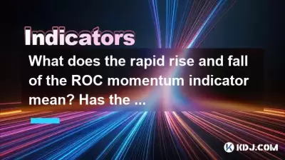 What does the rapid rise and fall of the ROC momentum indicator mean? Has the short-term peak been reached?