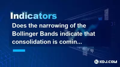 Does the narrowing of the Bollinger Bands indicate that consolidation is coming?
