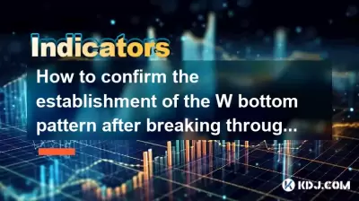 Comment confirmer l'établissement du motif du fond W après avoir percé le décolleté?