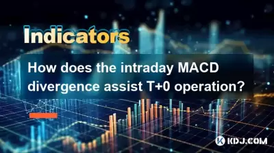 How does the intraday MACD divergence assist T+0 operation?