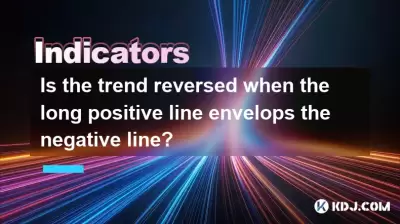 La tendance est-elle inversée lorsque la longue ligne positive enveloppe la ligne négative?