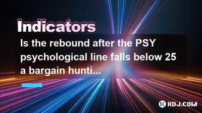 Is the rebound after the PSY psychological line falls below 25 a bargain hunting opportunity?