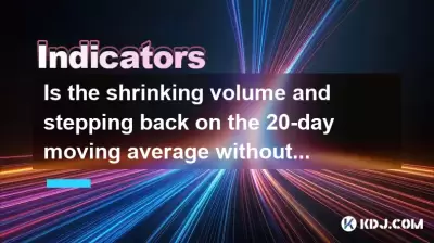 Le volume rétréci et le recul sur la moyenne mobile de 20 jours sans le casser l'occasion d'augmenter ma position? Comment juger?