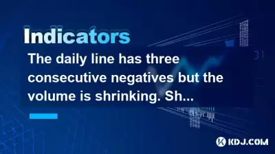 每日線連續三個負面因素，但體積正在縮小。你應該停止損失嗎？如何判斷？