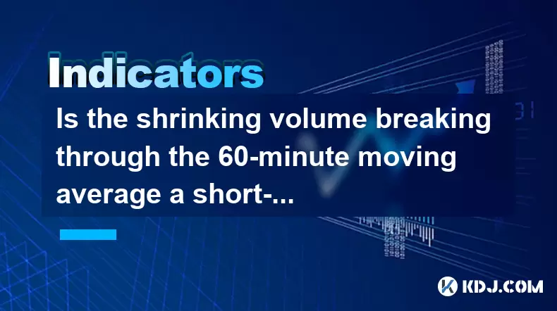 Is the shrinking volume breaking through the 60-minute moving average a short-term weakness? Should I run? Is the shrinking volume breaking through the 60-minute moving average a short-term weakness? Should I run?
